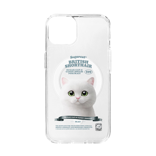 May the British Shorthair New Retro Clear Gelhard Case (for MagSafe)