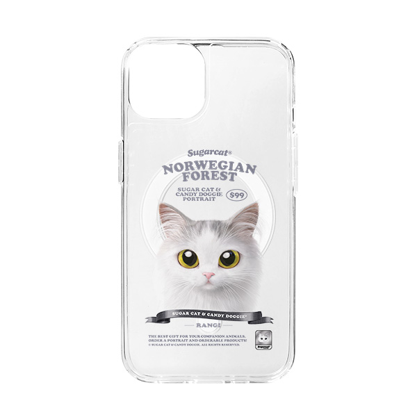 Rangi the Norwegian forest New Retro Clear Gelhard Case (for MagSafe)