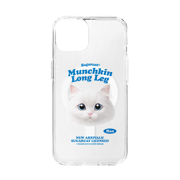 Han TypeFace Clear Gelhard Case (for MagSafe)