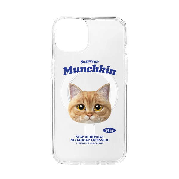 Star the Munchkin TypeFace Clear Gelhard Case (for MagSafe)