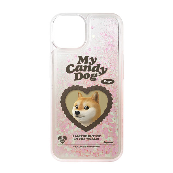 Doge the Shiba Inu (GOLD ver.) MyHeart Aqua Glitter Case