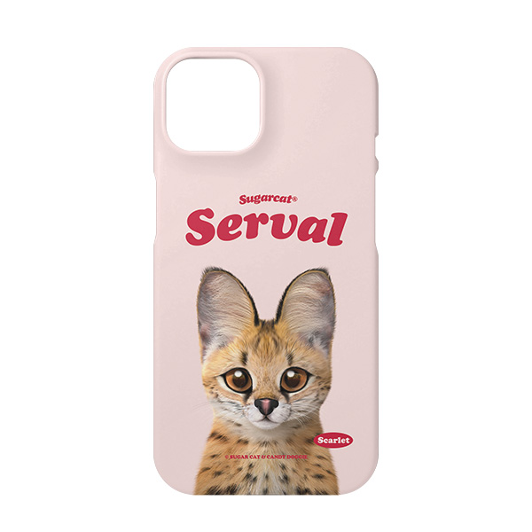 Scarlet the Serval Type Case