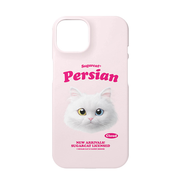 Cloud the Persian Cat TypeFace Case