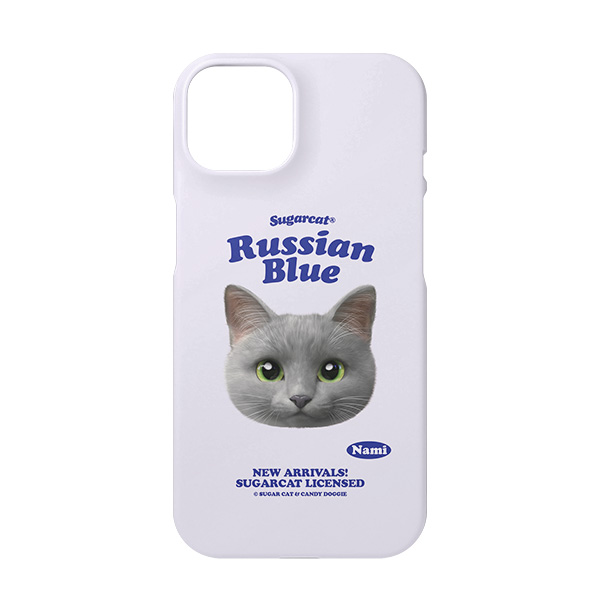 Nami the Russian Blue TypeFace Case
