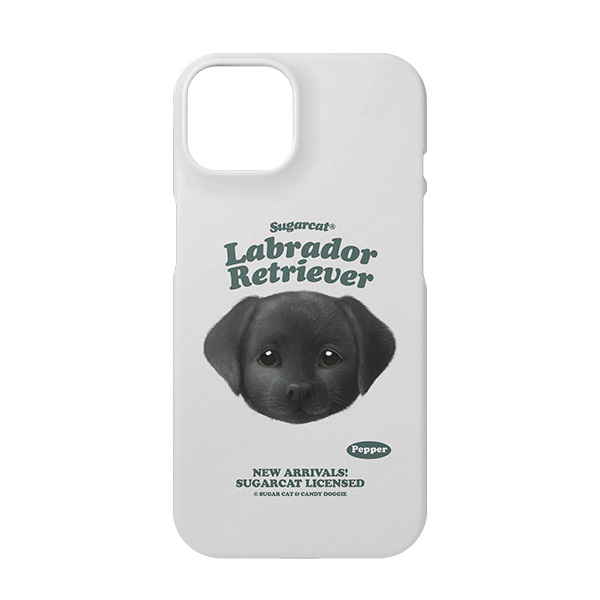 Pepper the Labrador Retriever TypeFace Case