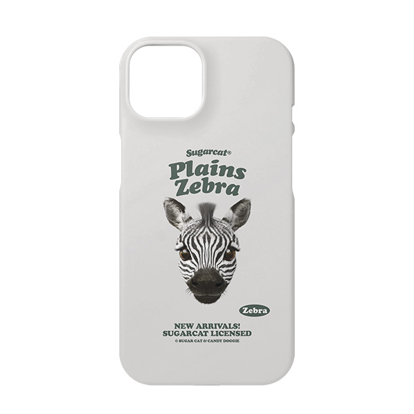 Zebra the Plains Zebra TypeFace Case