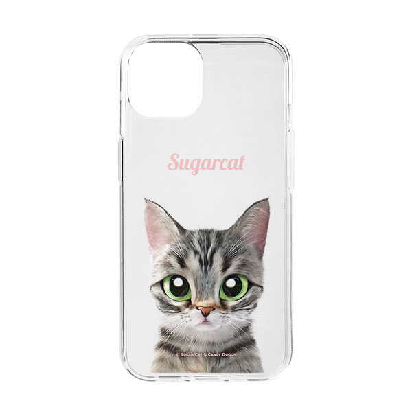 Momo the American shorthair cat Simple Clear Jelly Case
