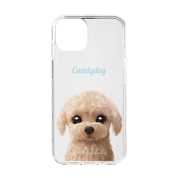 Renata the Poodle Simple Clear Jelly Case