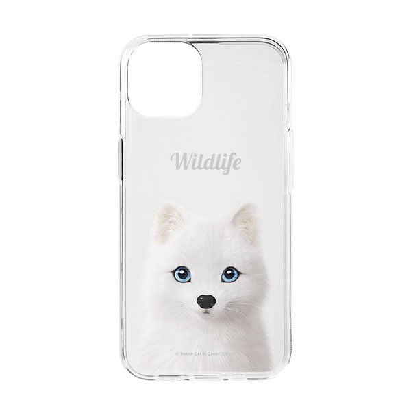 Polly the Arctic Fox Simple Clear Jelly Case
