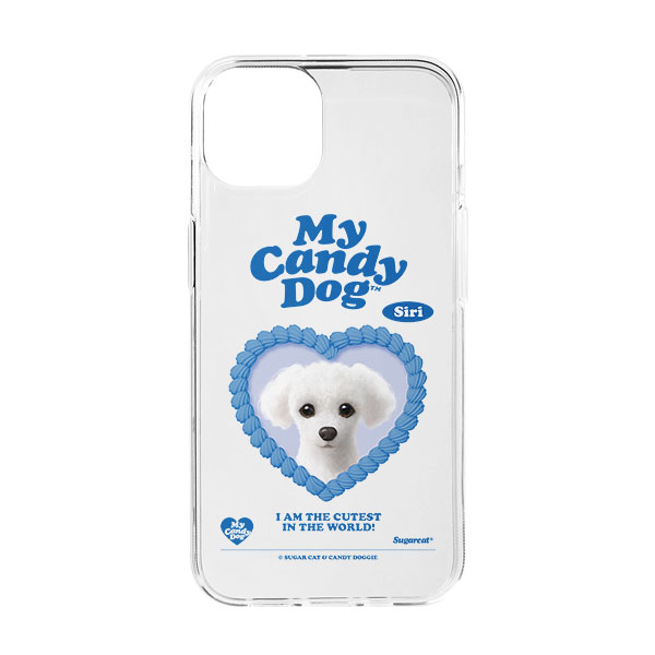 Siri the White Poodle MyHeart Clear Jelly/Gelhard Case