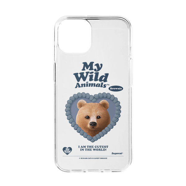 Brownie the Bear MyHeart Clear Jelly/Gelhard Case