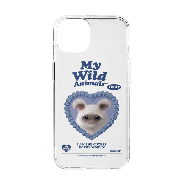 Fluffy the Angora Rabbit MyHeart Clear Jelly/Gelhard Case