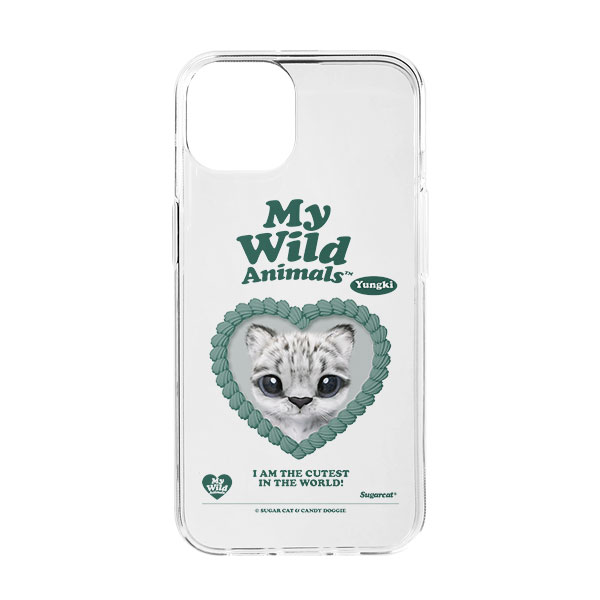 Yungki the Snow Leopard MyHeart Clear Jelly/Gelhard Case