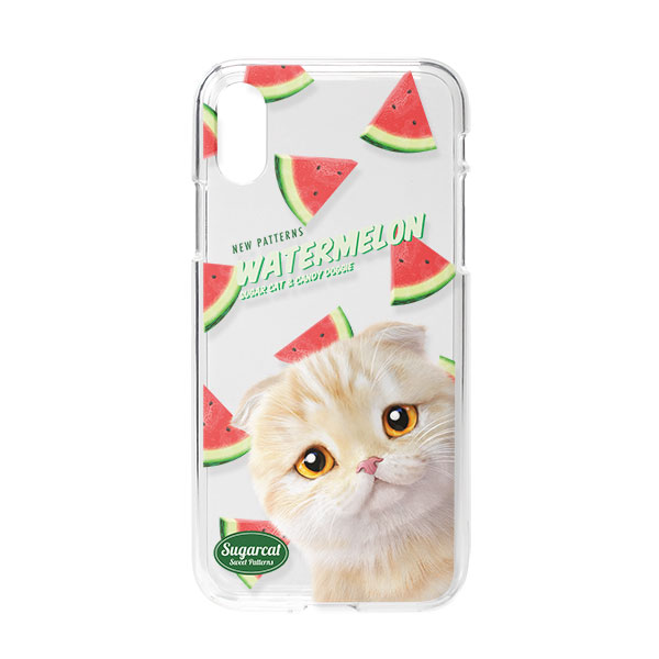 Achi’s Watermelon New Patterns Clear Jelly Case