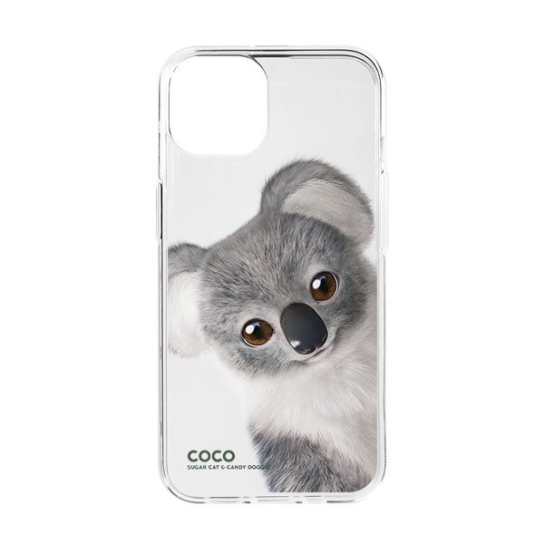 Coco the Koala Peekaboo Clear Jelly Case