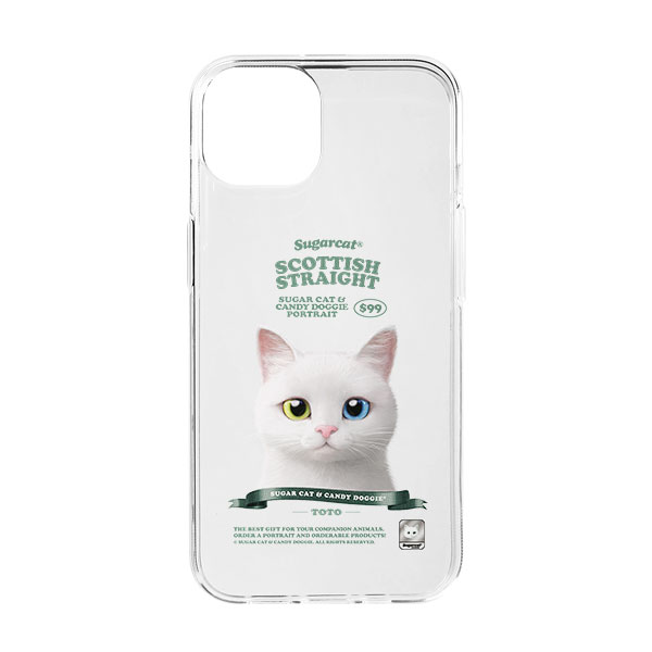Toto the Scottish Straight New Retro Clear Jelly/Gelhard Case
