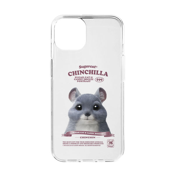 Chinchin the Chinchilla New Retro Clear Jelly/Gelhard Case