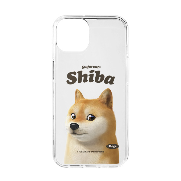 Doge the Shiba Inu (GOLD ver.) Type Clear Jelly/Gelhard Case