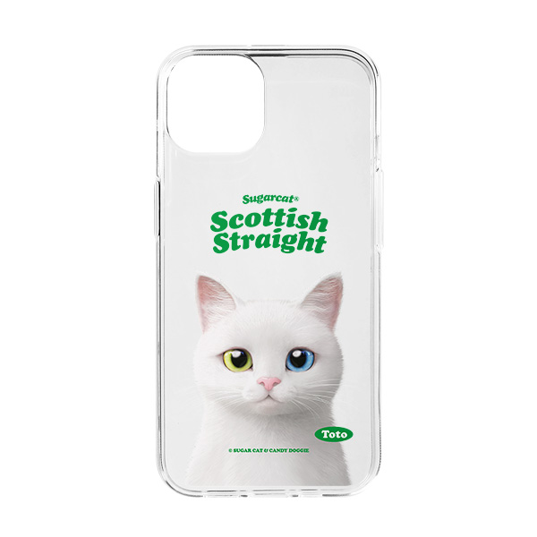 Toto the Scottish Straight Type Clear Jelly/Gelhard Case