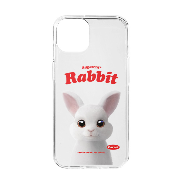 Carrot the Rabbit Type Clear Jelly/Gelhard Case