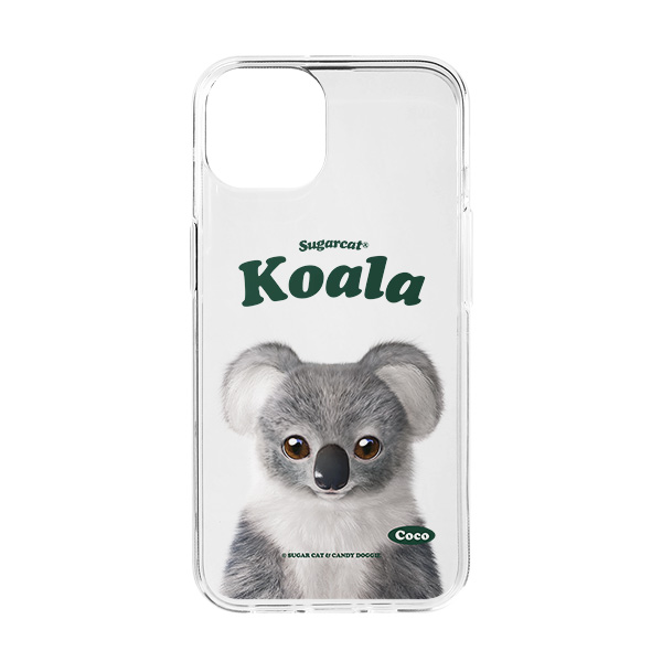 Coco the Koala Type Clear Jelly/Gelhard Case