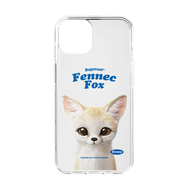Denny the Fennec fox Type Clear Jelly/Gelhard Case