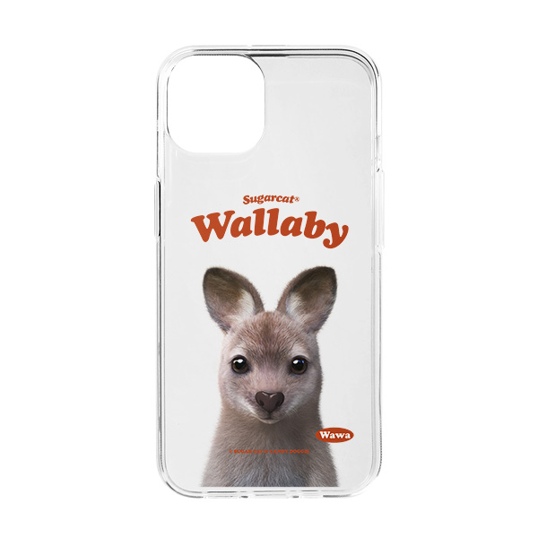 Wawa the Wallaby Type Clear Jelly/Gelhard Case