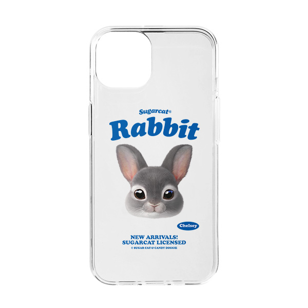 Chelsey the Rabbit TypeFace Clear Jelly/Gelhard Case