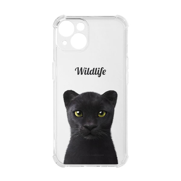Blacky the Black Panther Simple Shockproof Jelly Case