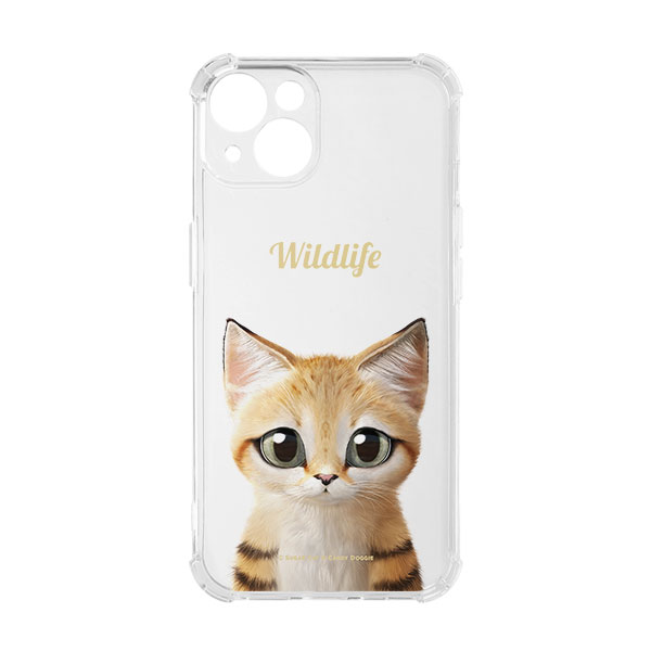 Sandy the Sand cat Simple Shockproof Jelly Case