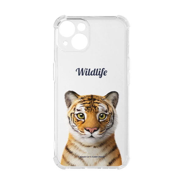 Tigris the Siberian Tiger Simple Shockproof Jelly Case