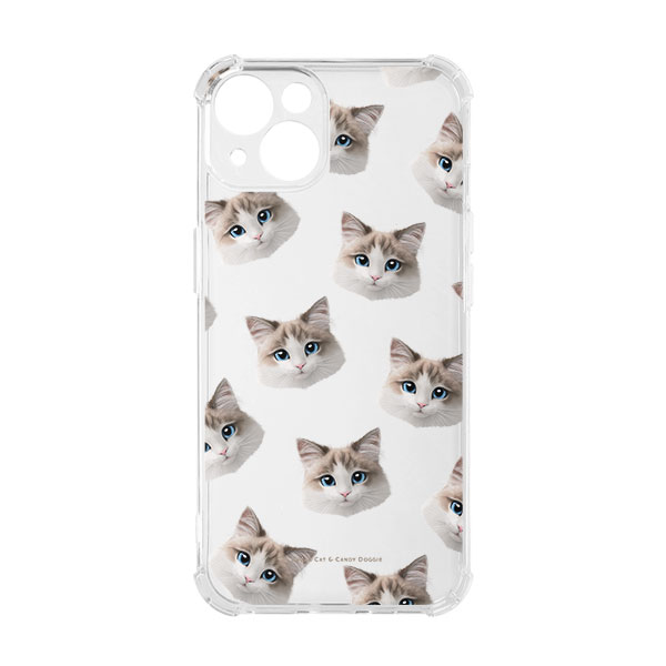 Autumn the Ragdoll Face Patterns Shockproof Jelly Case