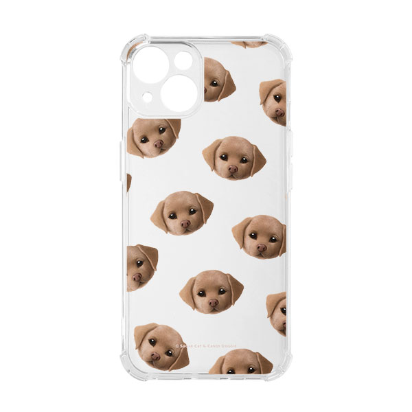 Cocoa the Labrador Retriever Face Patterns Shockproof Jelly/Gelhard Case