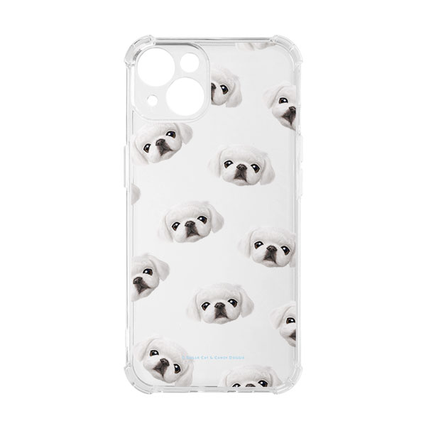 Happy Face Patterns Shockproof Jelly Case
