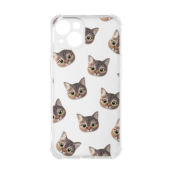 Lucy Face Patterns Shockproof Jelly/Gelhard Case