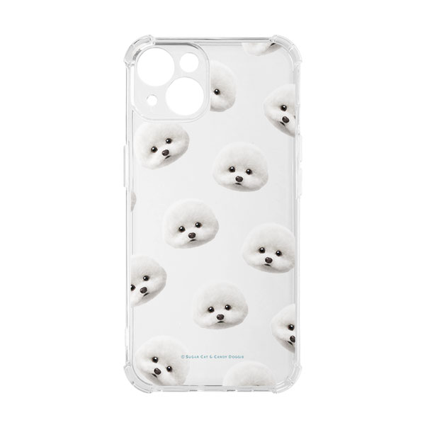Dongle the Bichon Face Patterns Shockproof Jelly Case