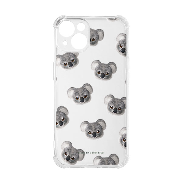 Coco the Koala Face Patterns Shockproof Jelly Case