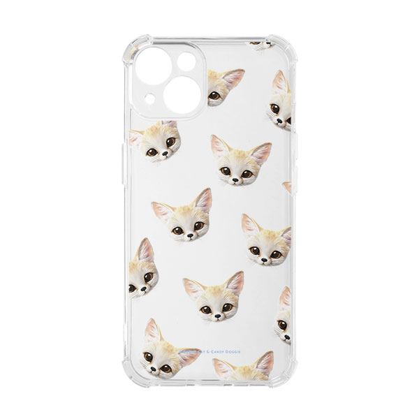 Denny the Fennec fox Face Patterns Shockproof Jelly Case