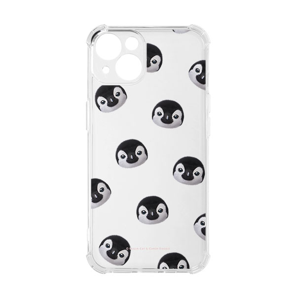 Peng Peng the Baby Penguin Face Patterns Shockproof Jelly Case