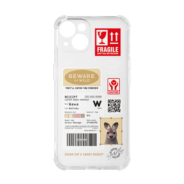 Wawa the Wallaby Fragile Shockproof Jelly Case