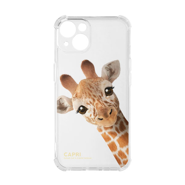 Capri the Giraffe Peekaboo Shockproof Jelly Case