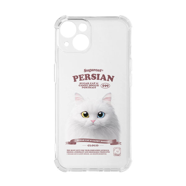 Cloud the Persian Cat New Retro Shockproof Jelly/Gelhard Case