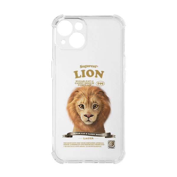 Lager the Lion New Retro Shockproof Jelly/Gelhard Case