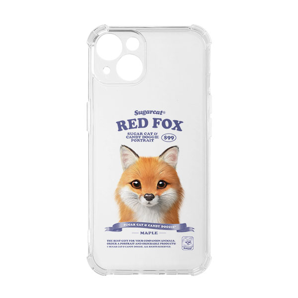 Maple the Red Fox New Retro Shockproof Jelly/Gelhard Case