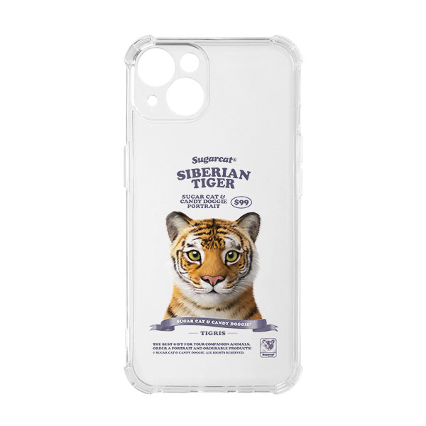 Tigris the Siberian Tiger New Retro Shockproof Jelly/Gelhard Case
