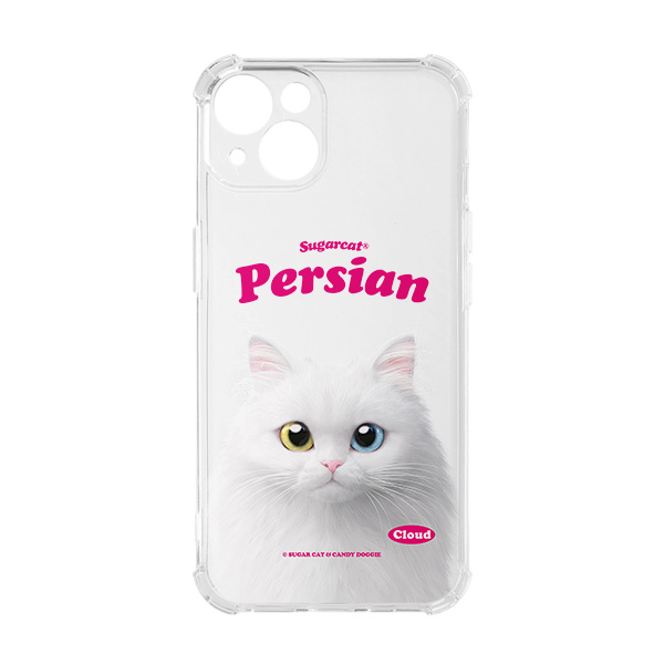 Cloud the Persian Cat Type Shockproof Jelly/Gelhard Case