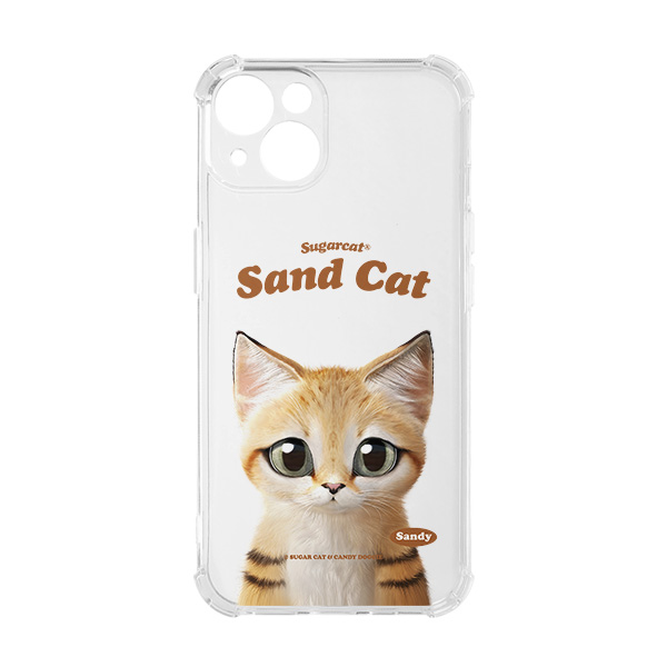 Sandy the Sand cat Type Shockproof Jelly/Gelhard Case