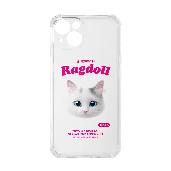 Coco the Ragdoll TypeFace Shockproof Jelly/Gelhard Case