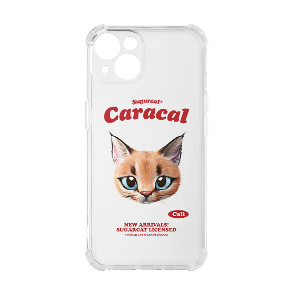 Cali the Caracal TypeFace Shockproof Jelly/Gelhard Case