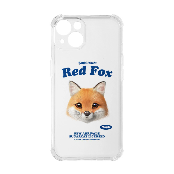 Maple the Red Fox TypeFace Shockproof Jelly/Gelhard Case